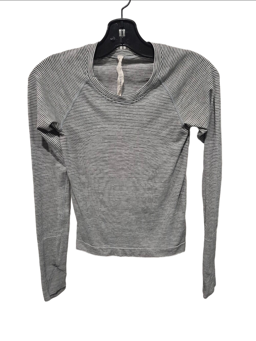 Lululemon Swiftly Tech Long Sleeve Shirt 2.0 *Race Length Tetra Stripe Asphalt